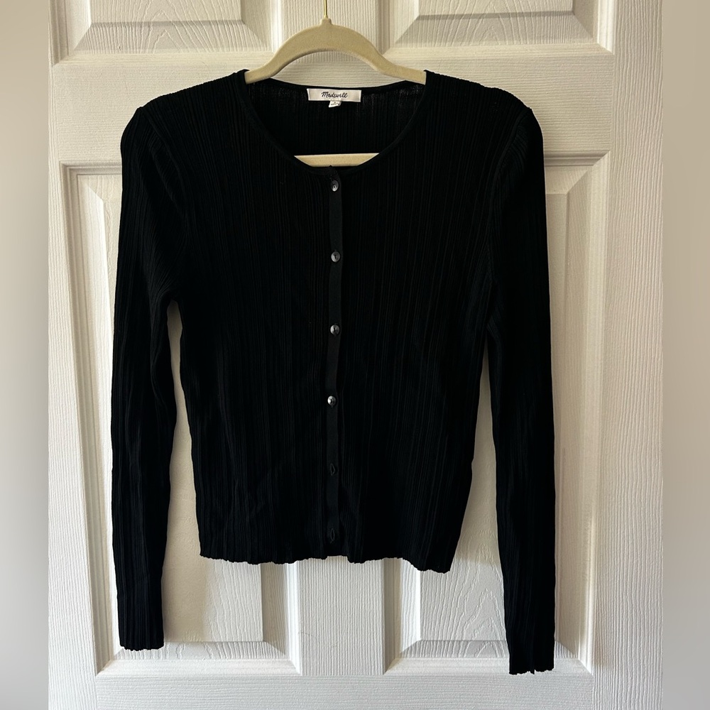 Madewell Button Down Sweater Top